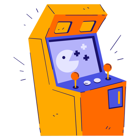 Arcade Game  Illustration