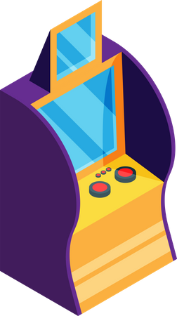 Arcade Machine  Illustration