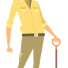 archaeologist illustration svg