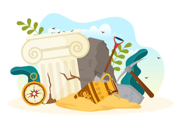 Archeology  Illustration