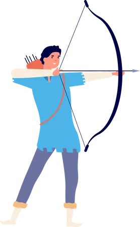 Archer de conte de fées  Illustration
