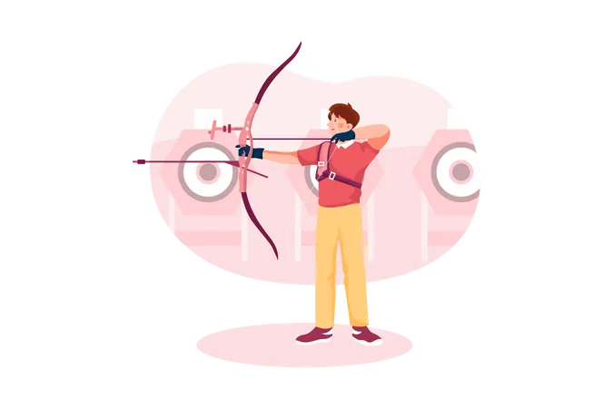 Archery  Illustration