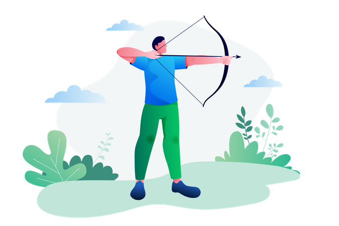 Archery Illustration