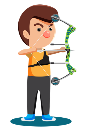 Archery game  Illustration
