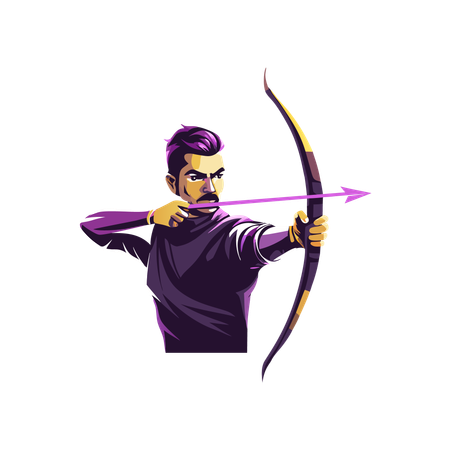 Archery Game  Illustration