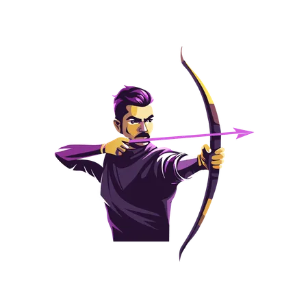 Archery Game  Illustration