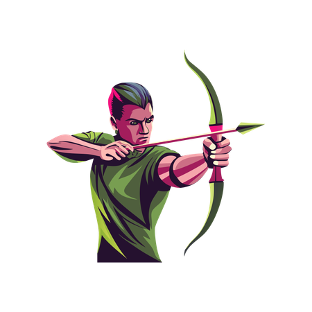 Archery  Illustration