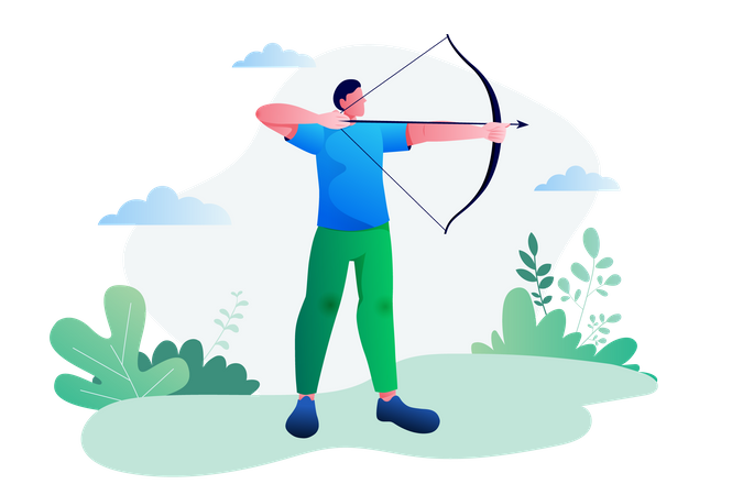 Archery  Illustration