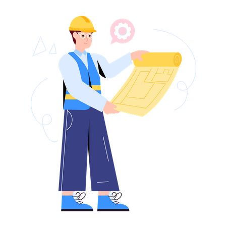 Architekt  Illustration