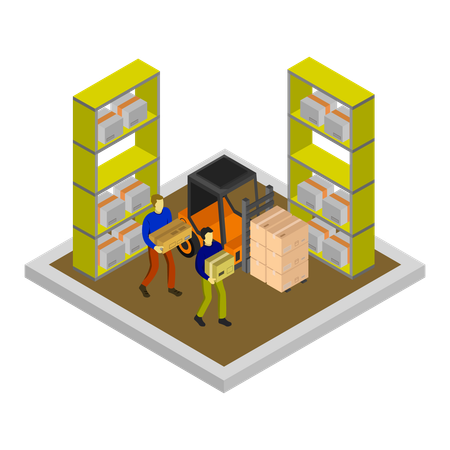 Área de inventario  Ilustración