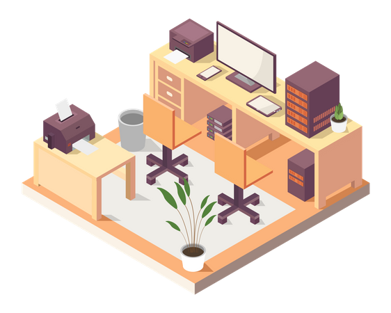 Area office  イラスト