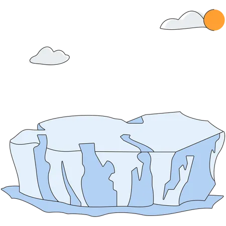 Argentina - Perito Moreno Glacier  Illustration
