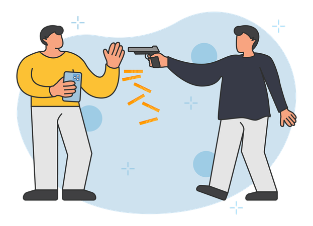 Pistola  Ilustração