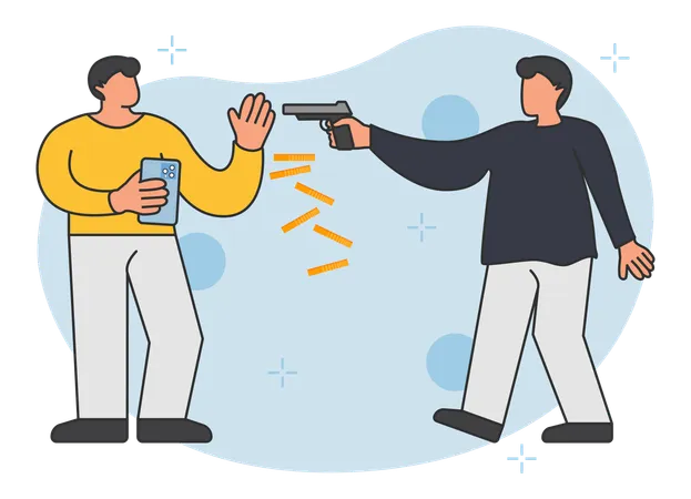 Pistola  Ilustração