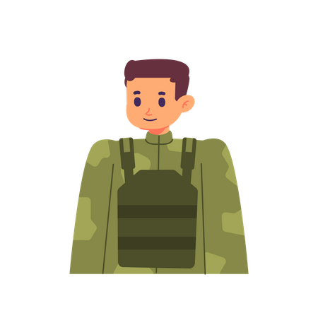 Soldat de l'armée  Illustration