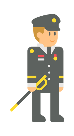 Army General  Illustration