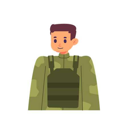 Army Soldier  Illustration