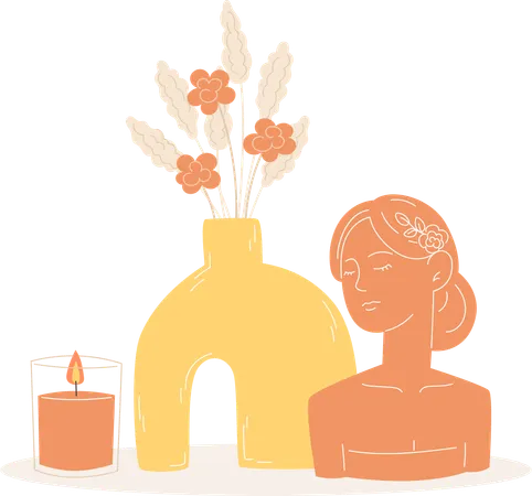 Aromatherapy Decor  Illustration