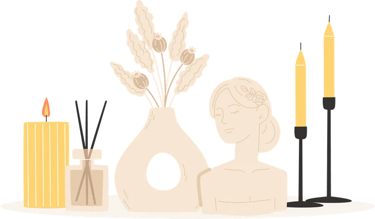 Aromatherapy Decor  Illustration