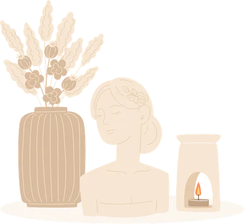 Aromatherapy Decor  Illustration