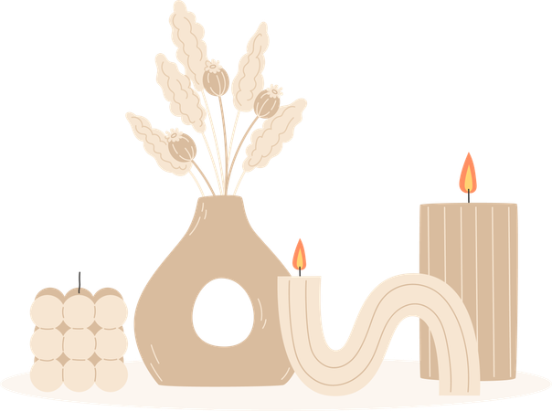 Aromatherapy Decor  Illustration