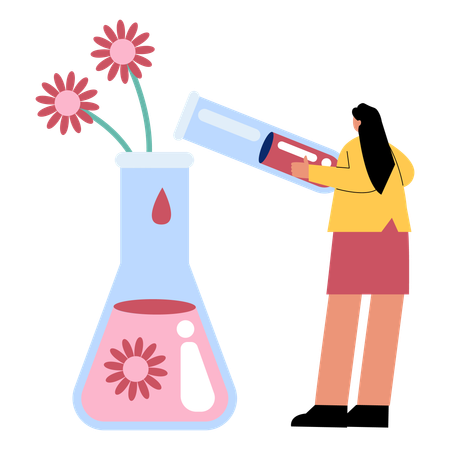 Aromatic Scientist  Illustration