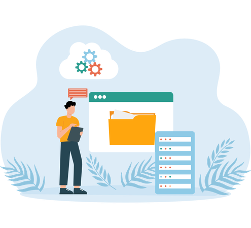 Arquitectura de datos configurada por el codificador  Ilustración