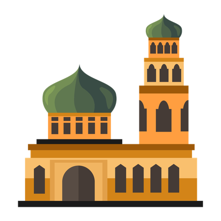 Arquitectura de la mezquita  Ilustración