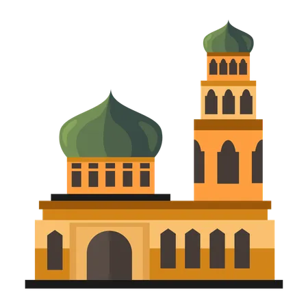 Arquitetura da mesquita  Ilustração