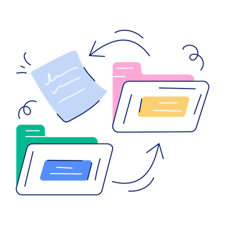 Arranging files properly  Illustration