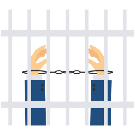 Arrestation criminelle  Illustration