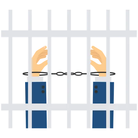 Arrestation criminelle  Illustration