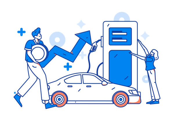 Arrêt de carburant  Illustration