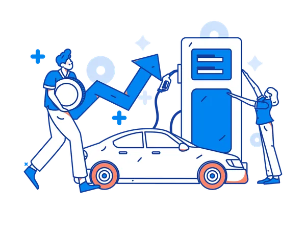 Arrêt de carburant  Illustration