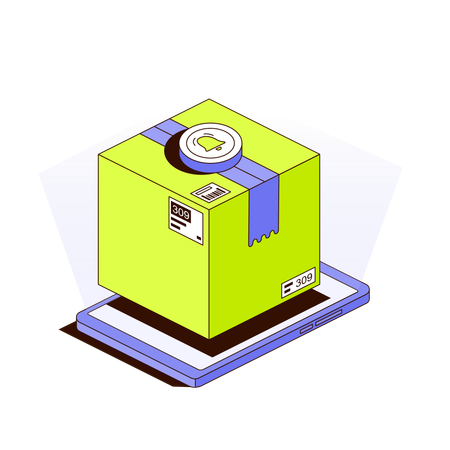 Arrival Notification  Illustration