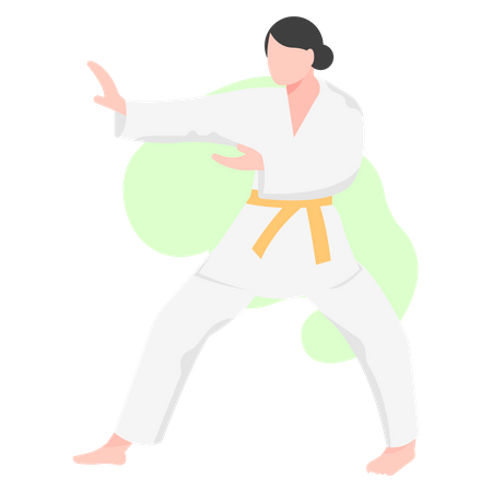 Artes marciais  Ilustração