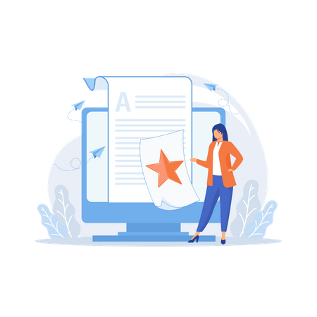 Article evaluation  일러스트레이션