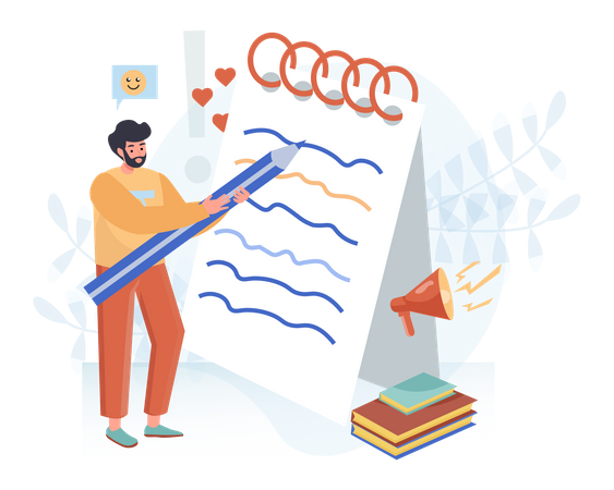 Article Writer  Illustration