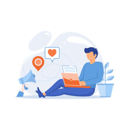 Articles de blog  Illustration
