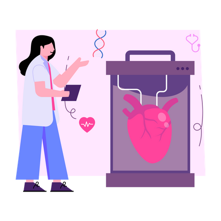 Artificial Heart  Illustration