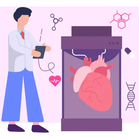 Artificial Heart  Illustration