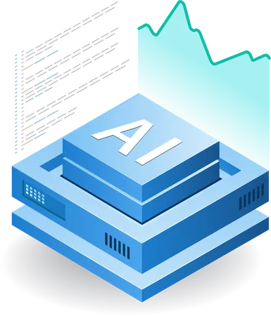 Artificial intelligence analysis management  Illustration