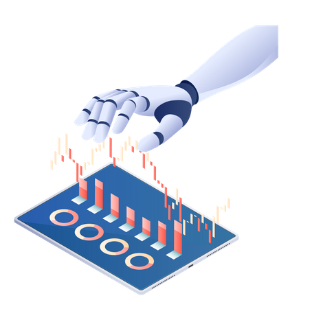 Artificial Intelligence Analysis Technology  Illustration
