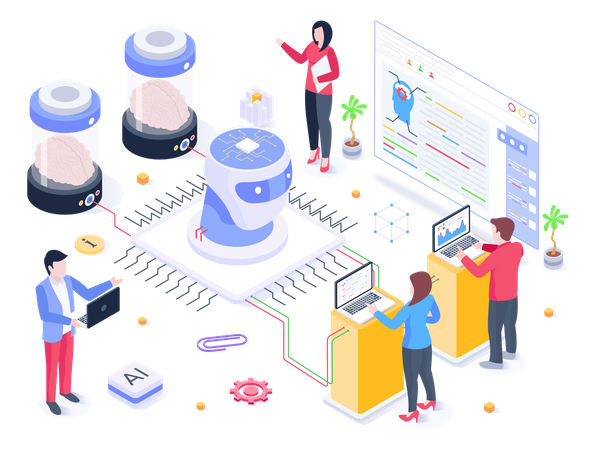 Artificial Intelligence  Illustration