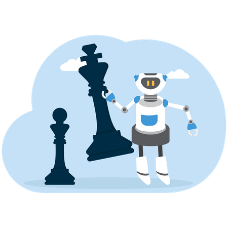 Artificial intelligence in chess  Illustration