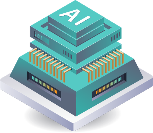 Artificial Intelligence in Data Server Systems  Illustration