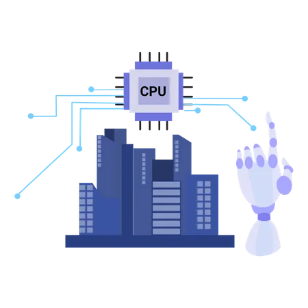 Artificial Intelligence laboratory  Illustration