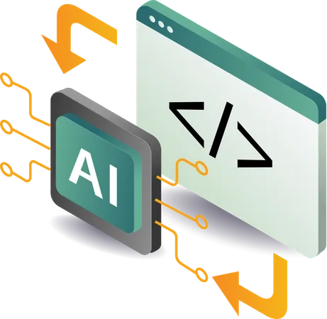 Artificial intelligence programming  Illustration