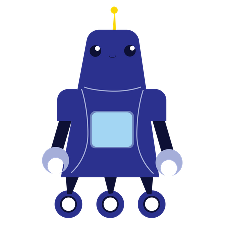 Artificial Intelligence Robot Illustration