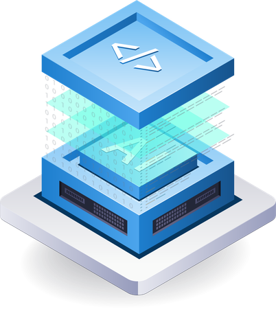 Artificial intelligence system programmer management  Illustration